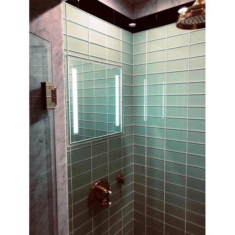 ClearMirror ShowerLite Fog Free Shower Mirror Wayfair